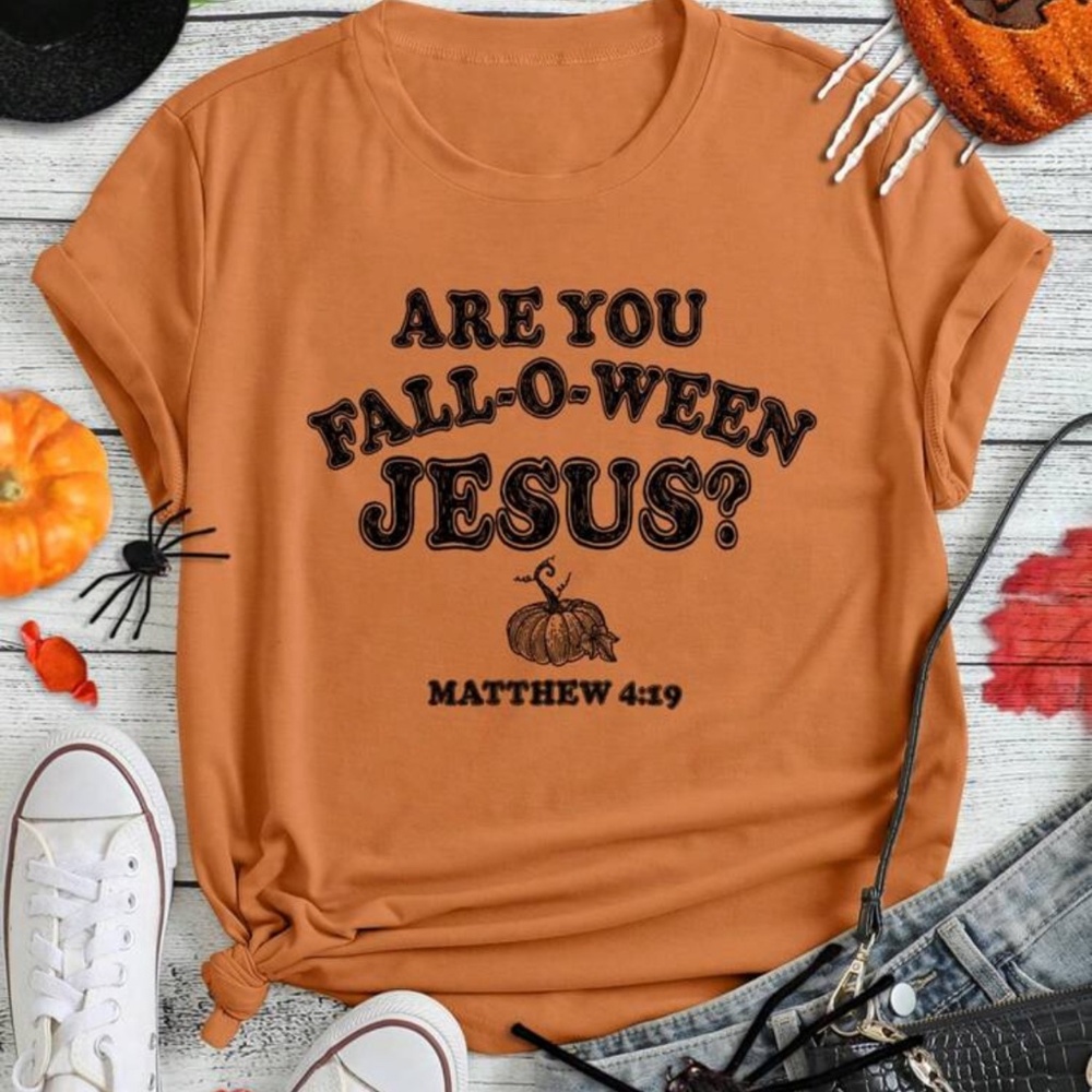 Funny Christian Halloween Fall T-Shirt